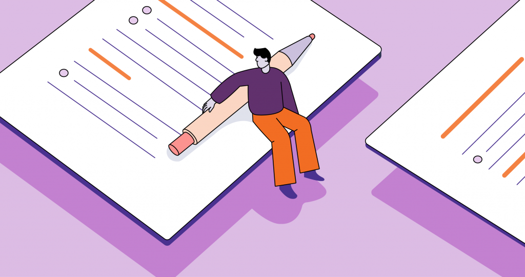 man and pencil 3d art